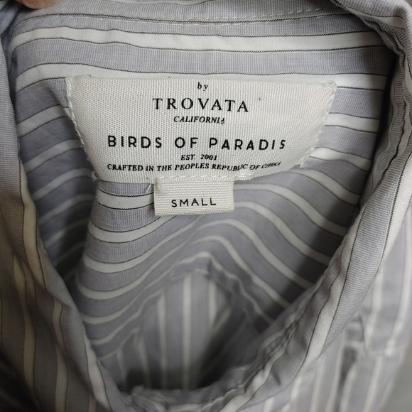 INTERMIX Trovata Striped Peplum Top Size S - Picture 10 of 14